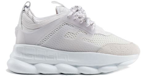 versace chain shoes white|chain reaction versace shoes.